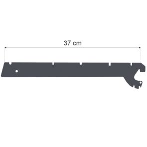 Zdjęcie produktu: Wspornik półki do regału sklepowego MAGO G-37 cm grafit