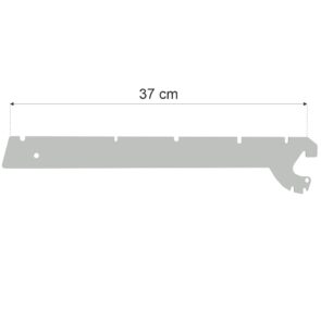 Zdjęcie produktu: Wspornik półki do regału sklepowego MAGO G-37 cm jasny szary