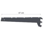 Zdjęcie produktu: Wspornik półki do regału sklepowego MAGO G-47 cm grafit