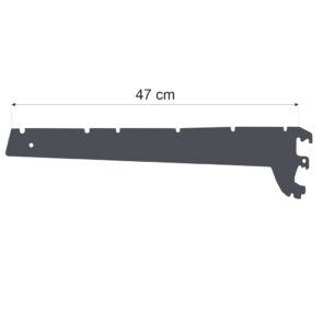 Zdjęcie produktu: Wspornik półki do regału sklepowego MAGO G-47 cm grafit