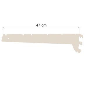 Zdjęcie produktu: Wspornik półki do regału sklepowego MAGO G-47 cm kremowy