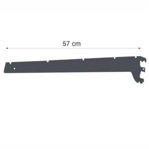 Zdjęcie produktu: Wspornik półki do regału sklepowego MAGO G-57 cm grafit