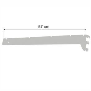 Zdjęcie produktu: Wspornik półki do regału sklepowego MAGO G-57 cm jasny szary