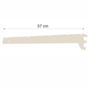 Zdjęcie produktu: Wspornik półki do regału sklepowego MAGO G-57 cm kremowy