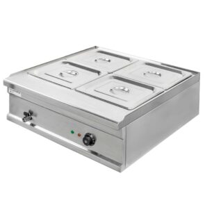 Zdjęcie produktu: Bemar elektryczny stołowy Mega-M 4x1/2 GN 1,6 kW z kranikiem spustowym