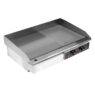 Płyta grillowa elektryczna 12 ryflowana+12 płaska Mega-M 4.4 kW mtp000603