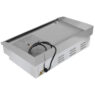 Płyta grillowa elektryczna 12 ryflowana+12 płaska Mega-M 4.4 kW mtp000603