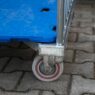 Rollkontener (rollcage, rollbox) wózek siatkowy transportowy kolor niebieski