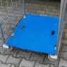 Rollkontener (rollcage, rollbox) wózek siatkowy transportowy kolor niebieski