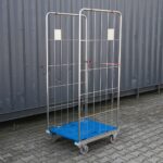 Zdjęcie produktu: Rollkontener (rollcage, rollbox) wózek siatkowy transportowy kolor niebieski