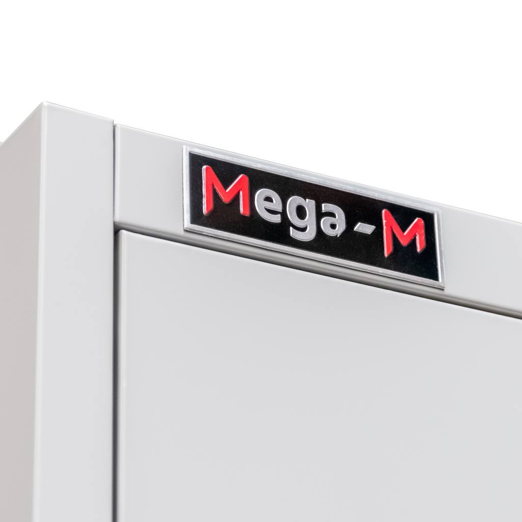 Szafka porządkowa, socjalna metalowa MTP002636 szerokość 90 cm logo