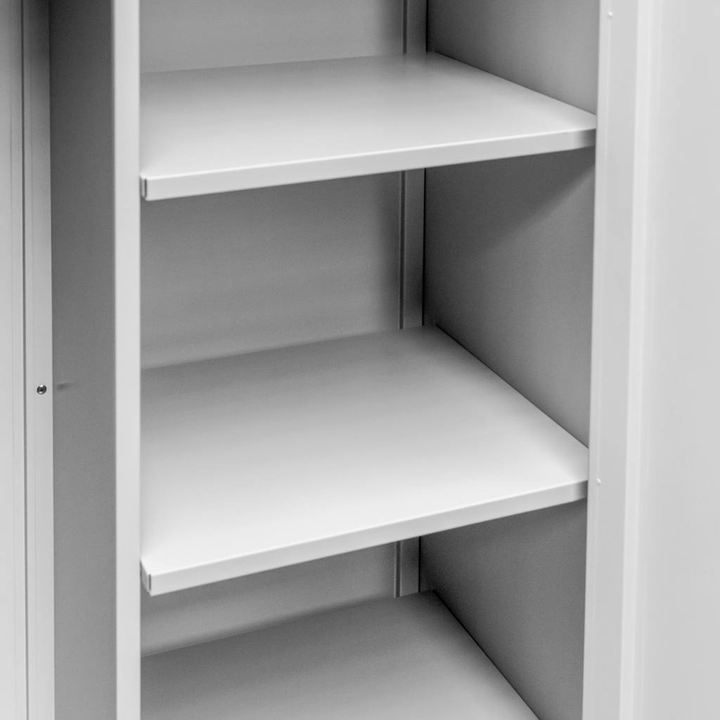 Szafka porządkowa, socjalna metalowa MTP002636 szerokość 90 cm półki