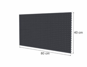 Zdjęcie produktu: Tył perforowany EURO do regału sklepowego MAGO H-40 cm L-80 cm grafit