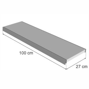 Zdjęcie produktu: Półka do regału MAGO G-27 cm L-100 cm jasny szary