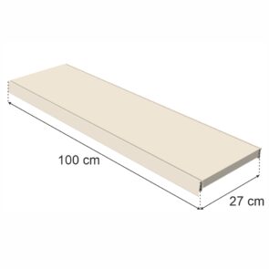 Zdjęcie produktu: Półka do regału MAGO G-27 cm L-100 cm kremowy