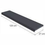 Zdjęcie produktu: Półka do regału MAGO G-27 cm L-125 cm grafit