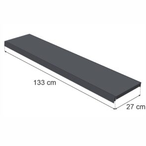 Zdjęcie produktu: Półka do regału MAGO G-27 cm L-133 cm grafit