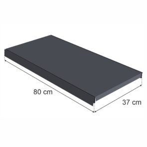 Zdjęcie produktu: Półka do regału MAGO G-37 cm L-80 cm grafit
