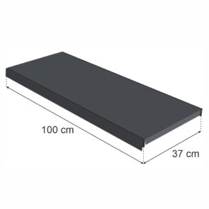 Zdjęcie produktu: Półka do regału MAGO G-37 cm L-100 cm grafit