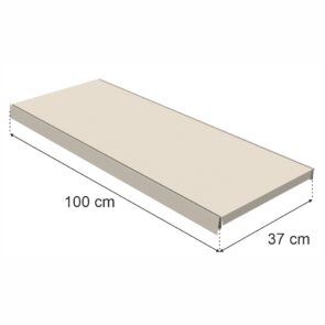 Zdjęcie produktu: Półka do regału MAGO G-37 cm L-100 cm kremowy