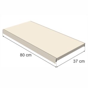 Zdjęcie produktu: Półka do regału MAGO G-37 cm L-80 cm kremowy