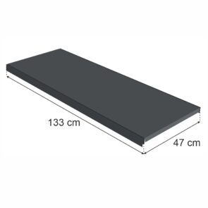 Zdjęcie produktu: Półka do regału MAGO G-47 cm L-133 cm grafit