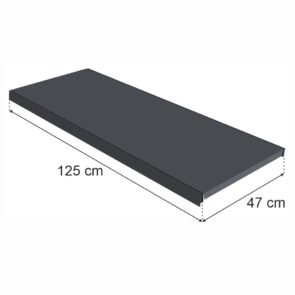 Zdjęcie produktu: Półka do regału MAGO G-47 cm L-125 cm grafit