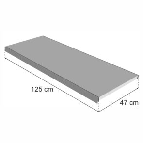 Zdjęcie produktu: Półka do regału MAGO G-47 cm L-125 cm jasny szary
