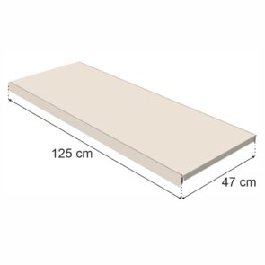 Zdjęcie produktu: Półka do regału MAGO G-47 cm L-125 cm kremowy
