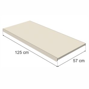Zdjęcie produktu: Półka do regału MAGO G-57 cm L-125 cm kremowy