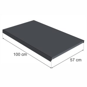 Zdjęcie produktu: Półka do regału MAGO G-57 cm L-100 cm grafit