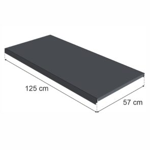 Zdjęcie produktu: Półka do regału MAGO G-57 cm L-125 cm grafit