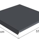 Zdjęcie produktu: Półka do regału MAGO G-57 cm L-60 cm grafit