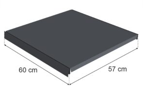 Zdjęcie produktu: Półka do regału MAGO G-57 cm L-60 cm grafit