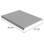 Zdjęcie produktu: Półka do regału MAGO G-57 cm L-80 cm jasny szary