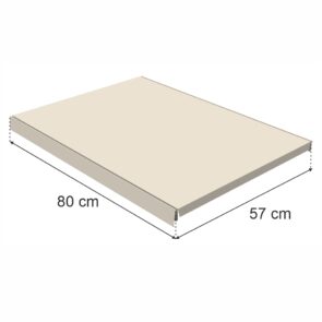 Zdjęcie produktu: Półka do regału MAGO G-57 cm L-80 cm kremowy
