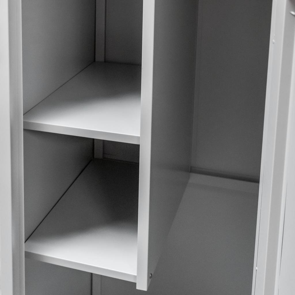Szafka porządkowa, socjalna metalowa MTP002637 szerokość 50 cm półki
