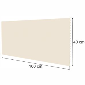 Zdjęcie produktu: Tył pełny do regału sklepowego MAGO H-40 cm L-100 cm kremowy