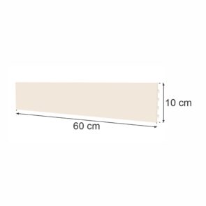 Zdjęcie produktu: Tył pełny do regału sklepowego MAGO H-10 cm L-60 cm kremowy