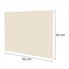 Zdjęcie produktu: Tył pełny do regału sklepowego MAGO H-40 cm L-60 cm kremowy