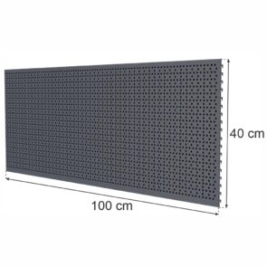 Zdjęcie produktu: Tył perforowany EURO do regału sklepowego MAGO H-40 cm L-100 cm grafit