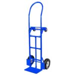 Zdjęcie produktu: Rozkładany wózek transportowy 2w1 magazynowy młynarka taczkowy Mega-M 250kg niebieski