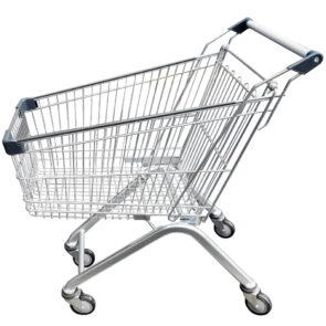 Wózek sklepowy zakupowy Mega-M Y 95L S-53 cm
