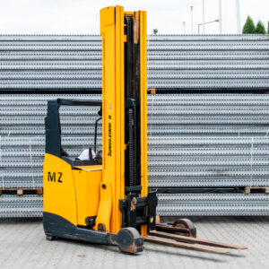 wózki widłowe reach truck, wysokiego składowania, boczne
