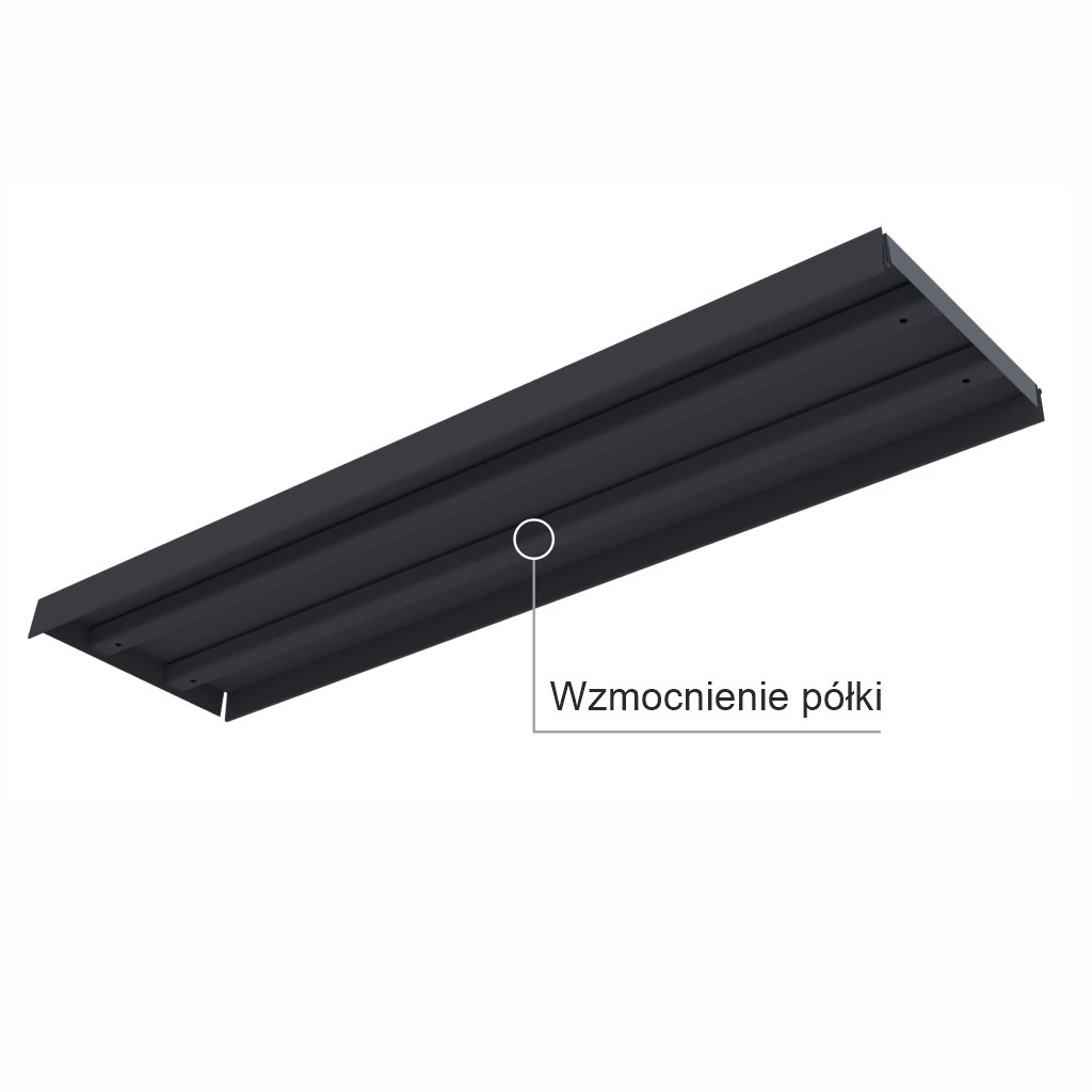 półka ro regału sklepowego MAGO 100 cm