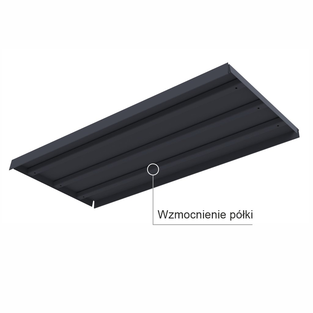 półka ro regału sklepowego MAGO 100 cm