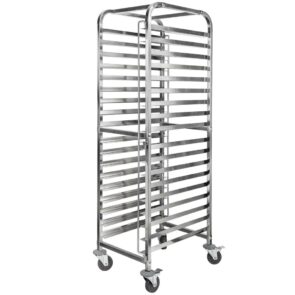 Zdjęcie produktu: Wózek regał mobilny gastronomiczny na tace Mega-M 62x47x174 cm stal nierdzewna