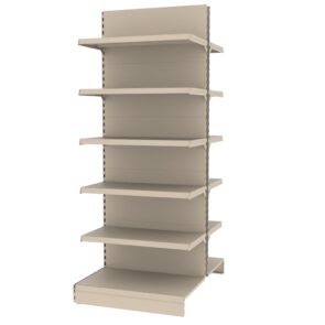 Zdjęcie produktu: Regał sklepowy MAGO gondola H-210 cm L-81.5 cm moduł dostawny kremowy