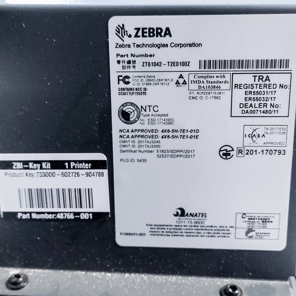 ZEBRA ZT610