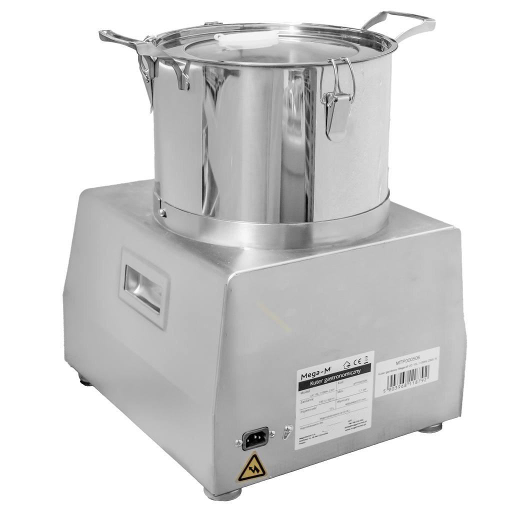 Kuter masarski gastronomiczny Mega-M 10 L stal nierdzewna 1100 W mtp000506